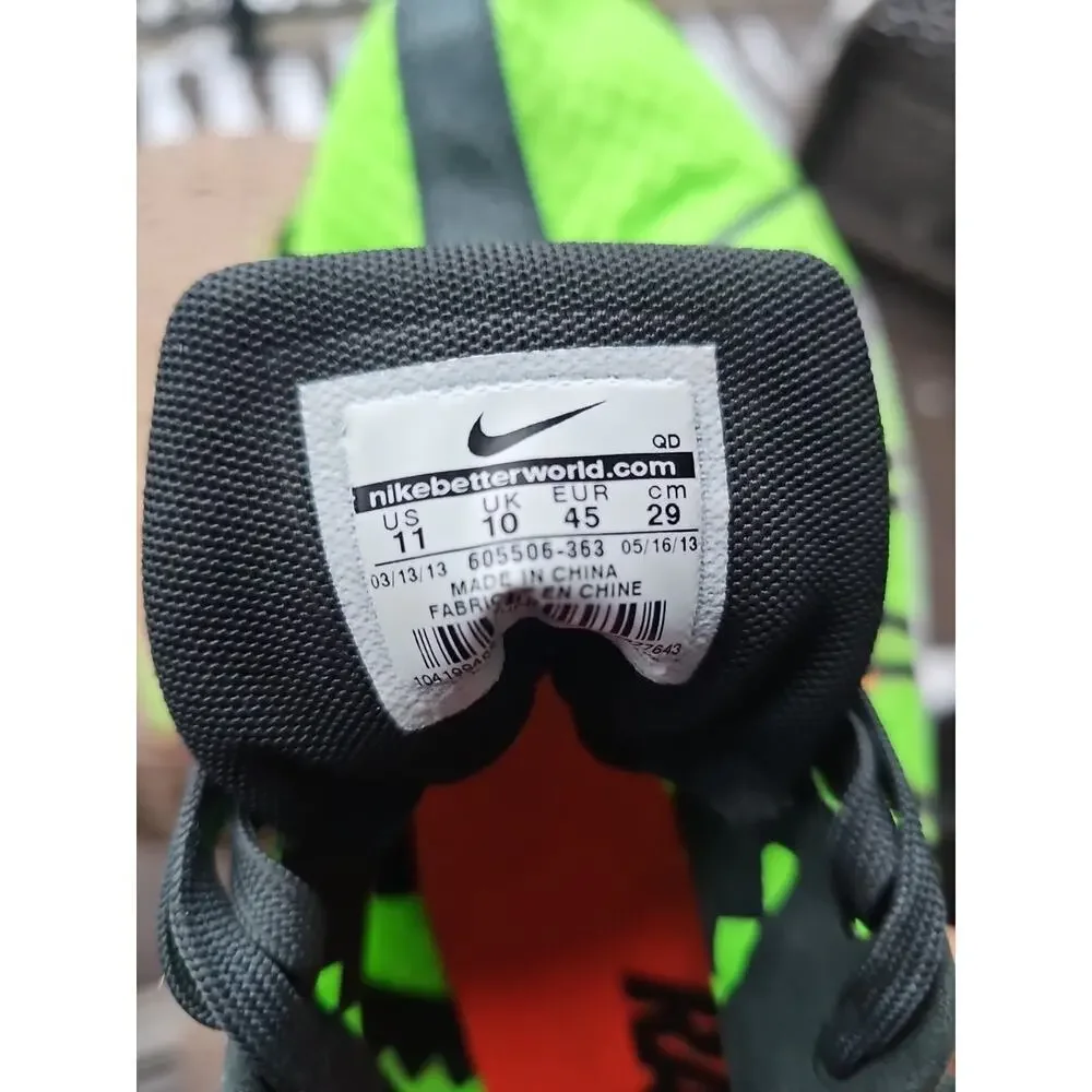 Nike Zoom Rival XC 605506-363 Lime Black Running Shoes Sneakers 11 US 45 EU Glow
